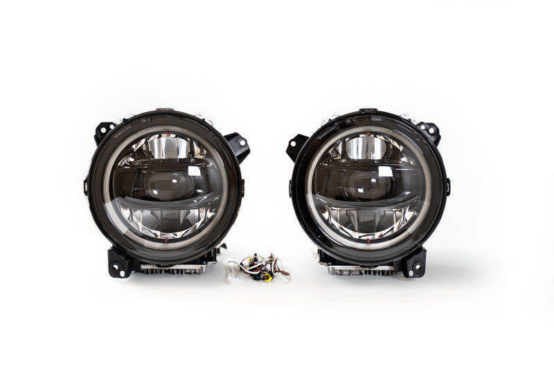DV8 Offroad 18-22 Jeep Gladiator Wrangler LED Projector Headlights DV8 Offroad Headlights  AXOPROS