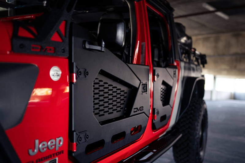 DV8 Offroad 18-22 Jeep Wrangler JL/JT Spec Series Half Doors - Front Set DV8 Offroad Doors  AXOPROS