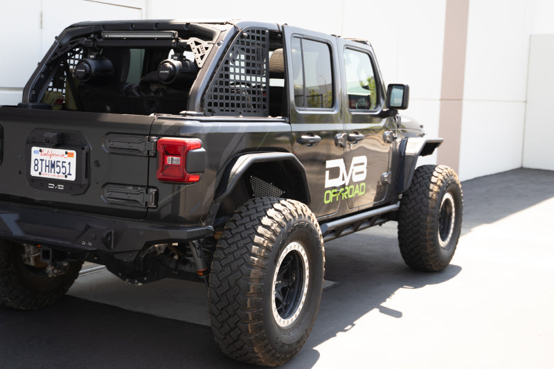 DV8 Offroad 18-23 Jeep Wrangler JL 4 Door FS-15 Series Rock Sliders DV8 Offroad Body Armor & Rock Rails  AXOPROS