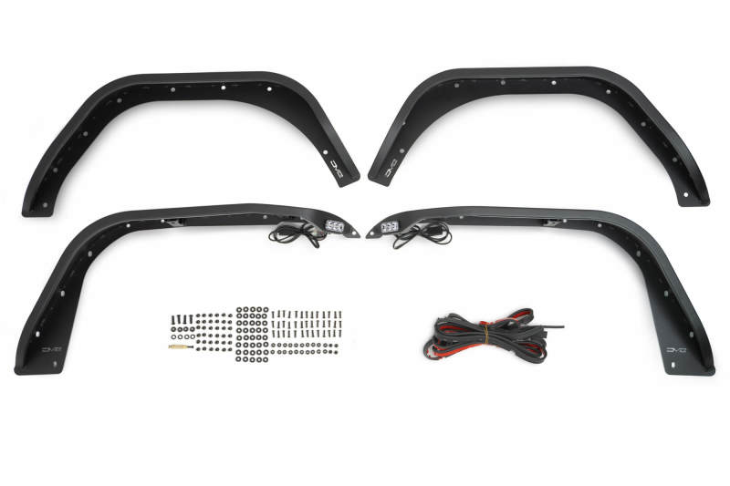DV8 Offroad 18-23 Jeep Wrangler JL Slim Fender Flares DV8 Offroad Fenders  AXOPROS
