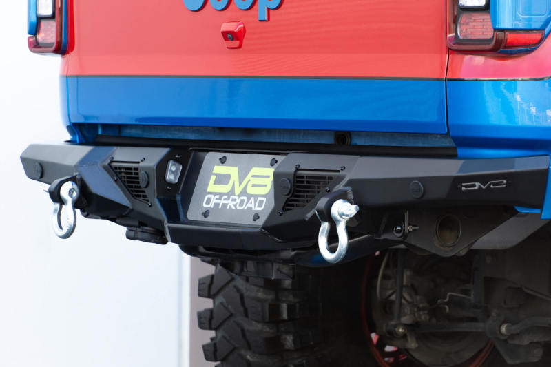 DV8 Offroad 20-23 Jeep Gladiator JT Spec Series Rear Bumper DV8 Offroad Bumpers - Steel  AXOPROS