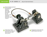 DV8 Offroad 2007-2018 Jeep JK Hood Hold Downs DV8 Offroad Hood Pins  AXOPROS