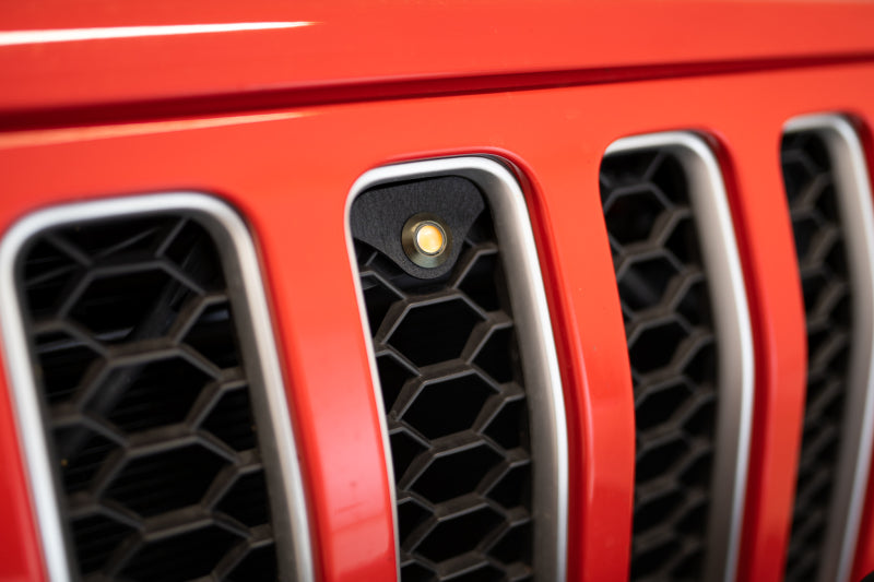 DV8 Offroad 2018+ Jeep JL Grill Amber Marker Lights DV8 Offroad Grilles  AXOPROS
