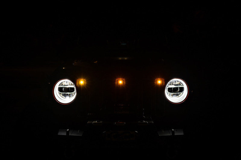 DV8 Offroad 2018+ Jeep JL Grill Amber Marker Lights DV8 Offroad Grilles  AXOPROS