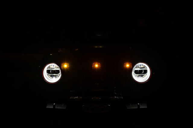 DV8 Offroad 2018+ Jeep JL Grill Amber Marker Lights DV8 Offroad Grilles  AXOPROS