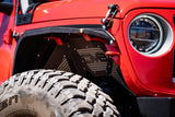 DV8 Offroad 2018+ Jeep Wrangler JL Front Inner Fenders - Black DV8 Offroad Wheel Well Liners  AXOPROS