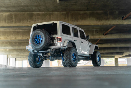 DV8 Offroad 2018 Jeep Wrangler JL FS-15 Series Rear Bumper DV8 Offroad Bumpers - Steel  AXOPROS