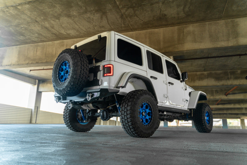 DV8 Offroad 2018 Jeep Wrangler JL MTO Series Rear Bumper w/ Optional Tire Carrier DV8 Offroad Bumpers - Steel  AXOPROS