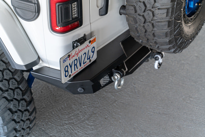 DV8 Offroad 2018 Jeep Wrangler JL MTO Series Rear Bumper w/ Optional Tire Carrier DV8 Offroad Bumpers - Steel  AXOPROS