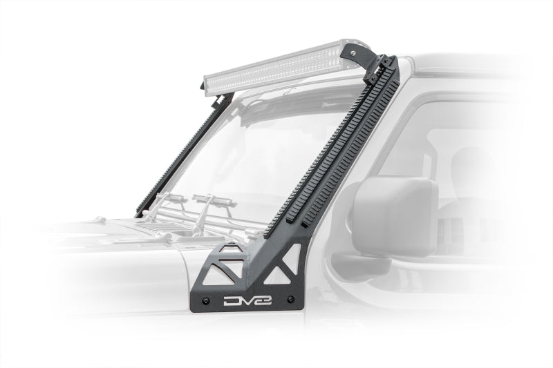 DV8 Offroad 2018+ JL/Gladiator Picatinny Rail A-Pillar Pod LED Light Mount DV8 Offroad Light Mounts  AXOPROS