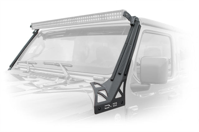 DV8 Offroad 2018+ JL/Gladiator Picatinny Rail A-Pillar Pod LED Light Mount DV8 Offroad Light Mounts  AXOPROS