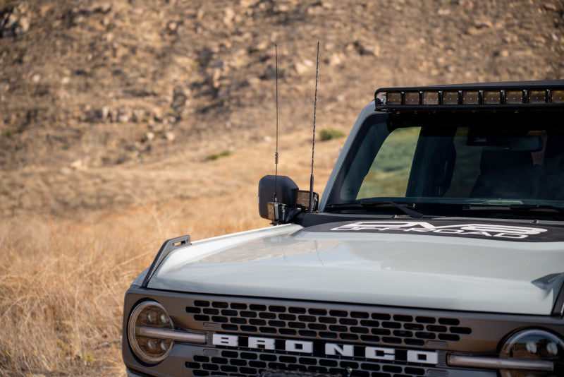 DV8 Offroad 2021 Ford Bronco A Pillar Dual Light Pod Drop Mounts DV8 Offroad Light Mounts  AXOPROS