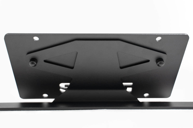 DV8 Offroad 2021 Ford Bronco Capable Bumper Slanted Front License Plate Mount DV8 Offroad Uncategorized  AXOPROS