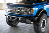 DV8 Offroad 21-22 Ford Bronco Factory Front Bumper License Relocation Bracket - Side DV8 Offroad License Plate Relocation  AXOPROS