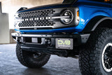 DV8 Offroad 21-22 Ford Bronco Factory Front Bumper License Relocation Bracket - Side DV8 Offroad License Plate Relocation  AXOPROS