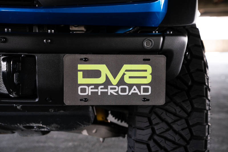 DV8 Offroad 21-22 Ford Bronco Factory Front Bumper License Relocation Bracket - Side DV8 Offroad License Plate Relocation  AXOPROS