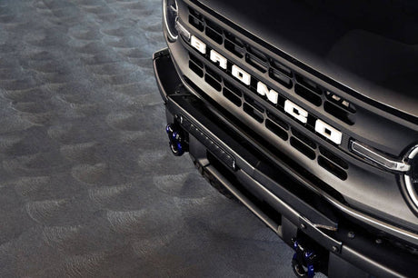 DV8 Offroad 21-22 Ford Bronco Factory Modular Front Bumper Bull Bar DV8 Offroad Bumpers - Steel  AXOPROS