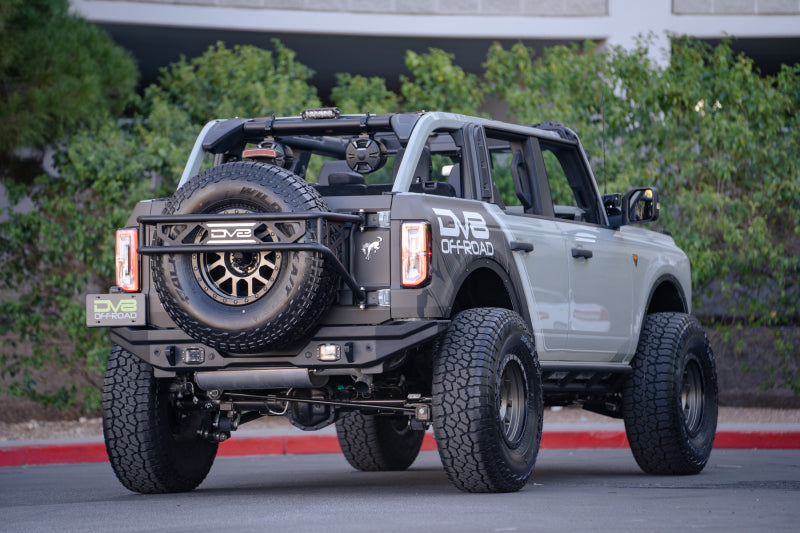 DV8 Offroad 21-22 Ford Bronco FS-15 Series Rear Bumper DV8 Offroad Bumpers - Steel  AXOPROS