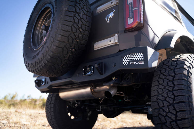 DV8 Offroad 21-22 Ford Bronco MTO Series Rear Bumper DV8 Offroad Light Mounts  AXOPROS