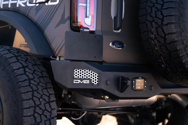DV8 Offroad 21-22 Ford Bronco MTO Series Rear Bumper DV8 Offroad Light Mounts  AXOPROS