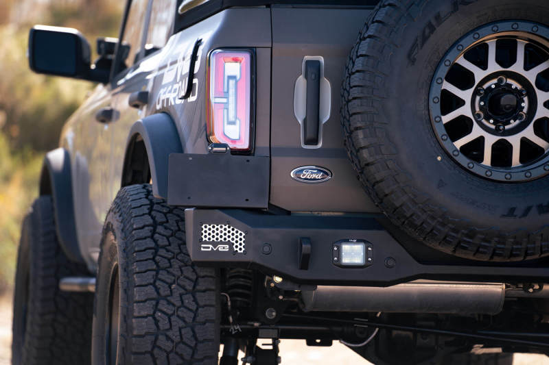 DV8 Offroad 21-22 Ford Bronco MTO Series Rear Bumper DV8 Offroad Light Mounts  AXOPROS