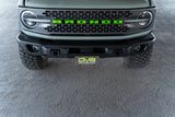 DV8 Offroad 21-23 Ford Bronco Capable Bumper Front License Plate Mount DV8 Offroad License Plate Relocation  AXOPROS