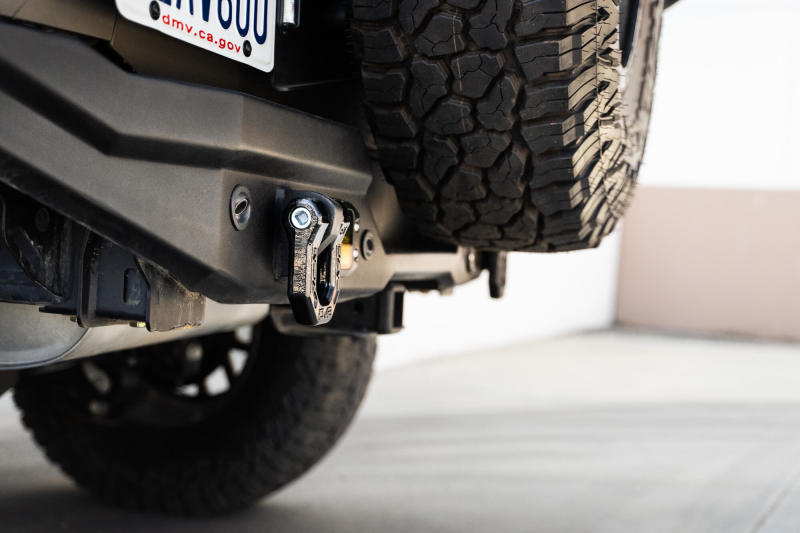 DV8 Offroad Elite Series D-Ring Shackles - Pair (Black) DV8 Offroad Bumper Accessories  AXOPROS