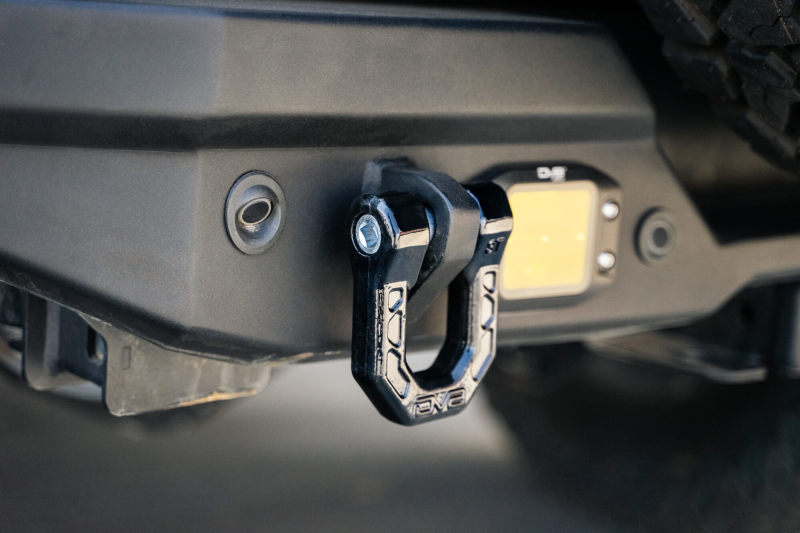 DV8 Offroad Elite Series D-Ring Shackles - Pair (Black) DV8 Offroad Bumper Accessories  AXOPROS