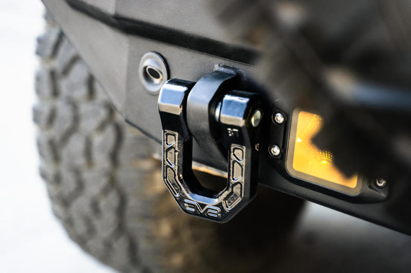 DV8 Offroad Elite Series D-Ring Shackles - Pair (Black) DV8 Offroad Bumper Accessories  AXOPROS