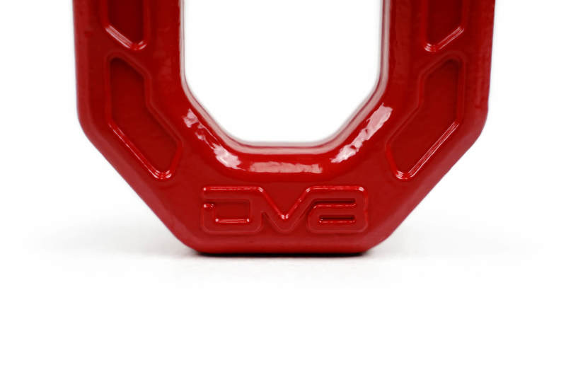 DV8 Offroad Elite Series D-Ring Shackles - Pair (Red) DV8 Offroad Bumper Accessories  AXOPROS