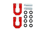 DV8 Offroad Elite Series D-Ring Shackles - Pair (Red) DV8 Offroad Bumper Accessories  AXOPROS