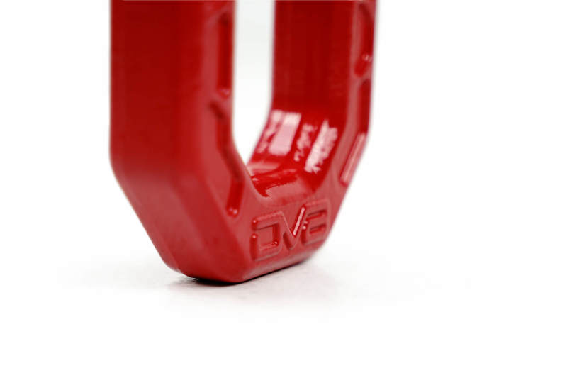 DV8 Offroad Elite Series D-Ring Shackles - Pair (Red) DV8 Offroad Bumper Accessories  AXOPROS