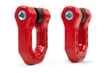 DV8 Offroad Elite Series D-Ring Shackles - Pair (Red) DV8 Offroad Bumper Accessories  AXOPROS