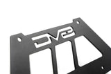 DV8 Offroad Fairlead Mounted Flip-Up License Plate Bracket DV8 Offroad License Plate Relocation  AXOPROS