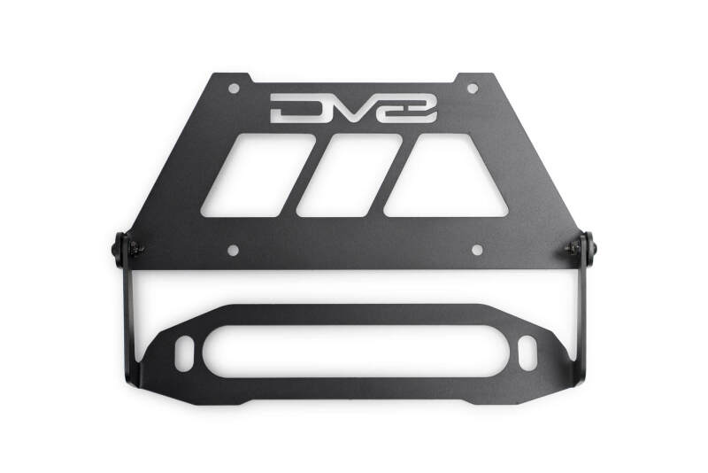 DV8 Offroad Fairlead Mounted Flip-Up License Plate Bracket DV8 Offroad License Plate Relocation  AXOPROS