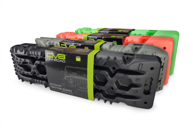 DV8 Offroad Recovery Traction Boards w/ Carry Bag - Olive DV8 Offroad Recovery Boards  AXOPROS