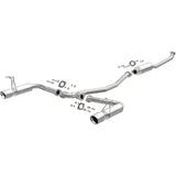 MagnaFlow 2016+ Honda Civic L4 1.5L Street Series Cat-Back Exhaust w/ Polished Tips Magnaflow Catback  AXOPROS