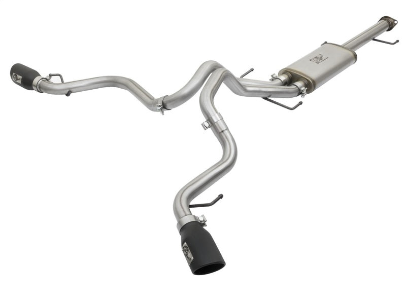 aFe MACH Force-Xp 3in - 2.5in SS Cat-Back Dual Exhaust w/Black Tips 07-14 Toyota FJ Cruiser 4.0L aFe Catback  AXOPROS