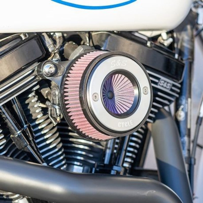 S&S Cycle 01-17 BT Models Stealth Air Stinger Kit w/ S&S Ring S&S Cycle Air Intake Components  AXOPROS