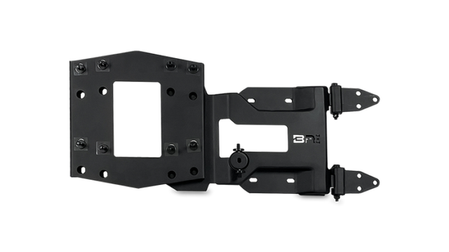 Body Armor 4x4 18-22 Jeep Wrangler JL Reinforced Tire Carrier - Black Body Armor 4x4 Spare Tire Carriers  AXOPROS