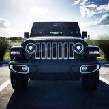 Oracle Jeep JL/Gladiator JT Oculus Bi-LED Projector Headlights - Amber/White Switchback SEE WARRANTY ORACLE Lighting Headlights  AXOPROS