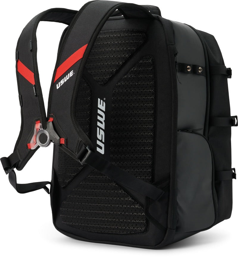 USWE Buddy Athlete Gear Backpack 40L - Black/Red USWE Bags - Luggage & Travel  AXOPROS