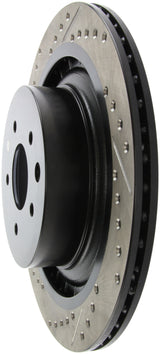 StopTech Infiniti G37 / Nissan 370Z SportStop Slotted & Drilled Rear Right Rotor Stoptech Brake Rotors - Slot & Drilled  AXOPROS