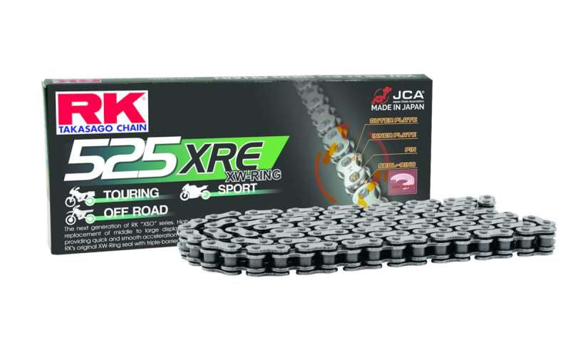 RK Chain 525XRE-122L XW-Ring - Natural RK Chain Chains  AXOPROS