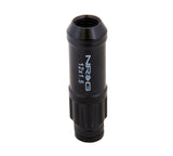 NRG 700 Series M12 X 1.5 Steel Lug Nut w/Dust Cap Cover Set 21 Pc w/Locks & Lock Socket - Black NRG Lug Nuts  AXOPROS