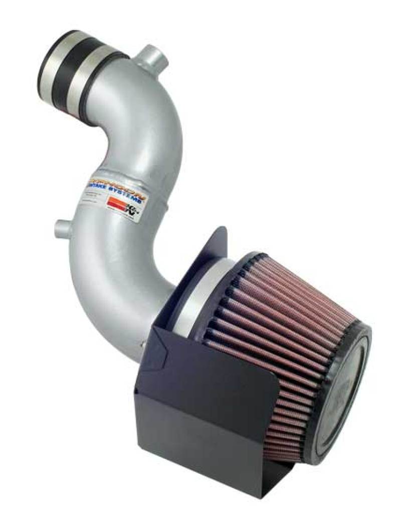 K&N Performance Intake Kit TYPHOON; HONDA FIT L4-1.5L, (SILVER) 07-08 K&N Engineering Cold Air Intakes  AXOPROS