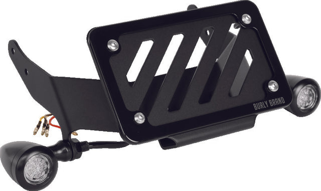 Burly Brand Turn Signal/License Plate Kit Burly Brand License Plate Relocation  AXOPROS