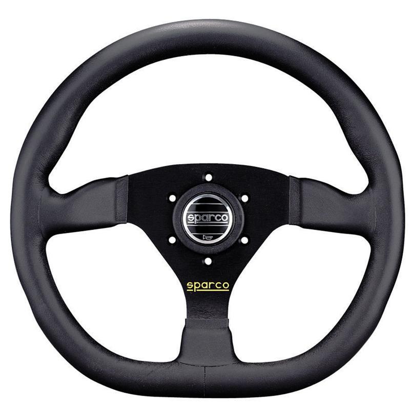 Sparco Steering Wheel Ring L360 Leather Black SPARCO Steering Wheels  AXOPROS