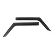 Rugged Ridge Window Visors Matte Black 18-19 2-Door Jeep Wrangler Rugged Ridge Wind Deflectors  AXOPROS