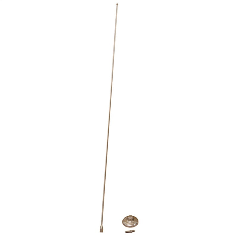 Rugged Ridge 97-06 Jeep Wrangler TJ/LJ Stainless Steel Antenna Mast & Base Rugged Ridge Antennas  AXOPROS